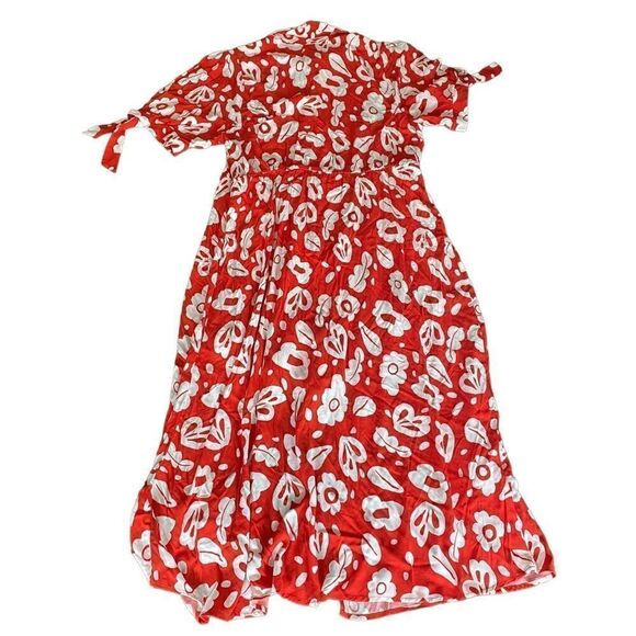 ELOQUII Elements Stencil Print Walk-Through Maxi Romper 20 NWT - Picture 4 of 7